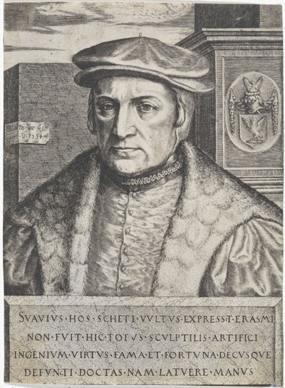 Ritratto di Erasmus Schetz da Lambertus Suavius